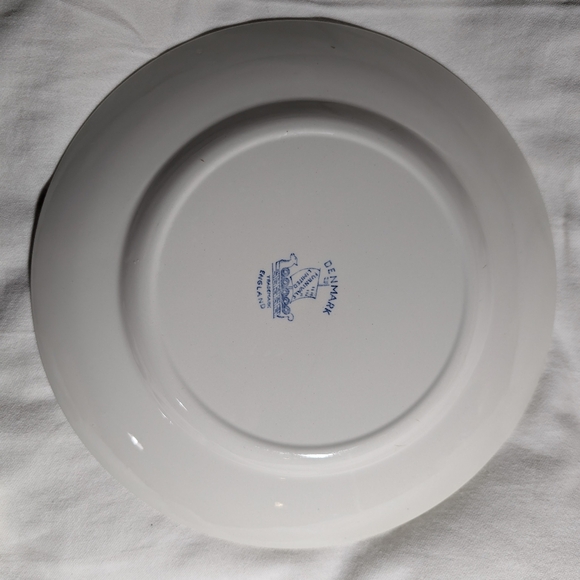 Reserved For KM Furnivals England Denmark Blue Dinner Plates-2 - Picture 9 of 13